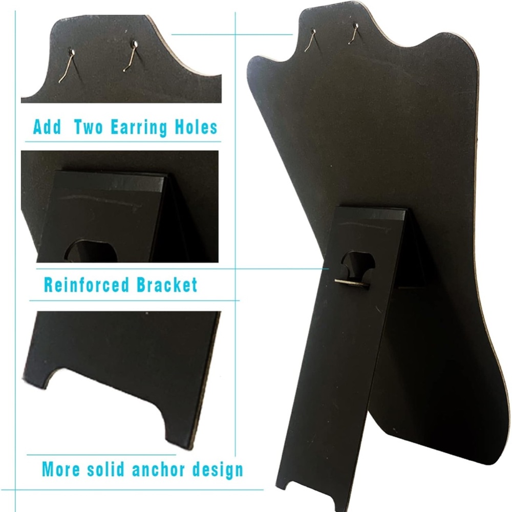 Black Earring Display Stand